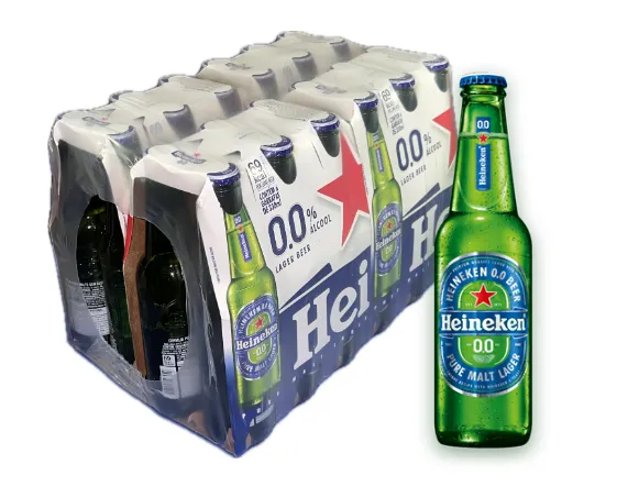 HEINEKEN LONG NECK ZERO ÁLCOOL 330ML CX C/ 24UN